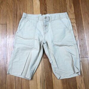 American Eagle Shorts Womens 6 30x11 Beige Chino Short Bottoms Cotton‎
